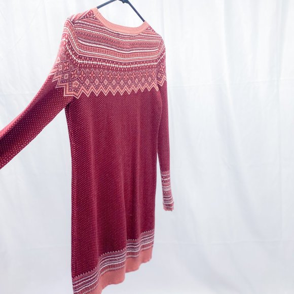 Cozy Casual Sweater Dress Between You & Me Wool Boho Fashion - Picture 7 of 9